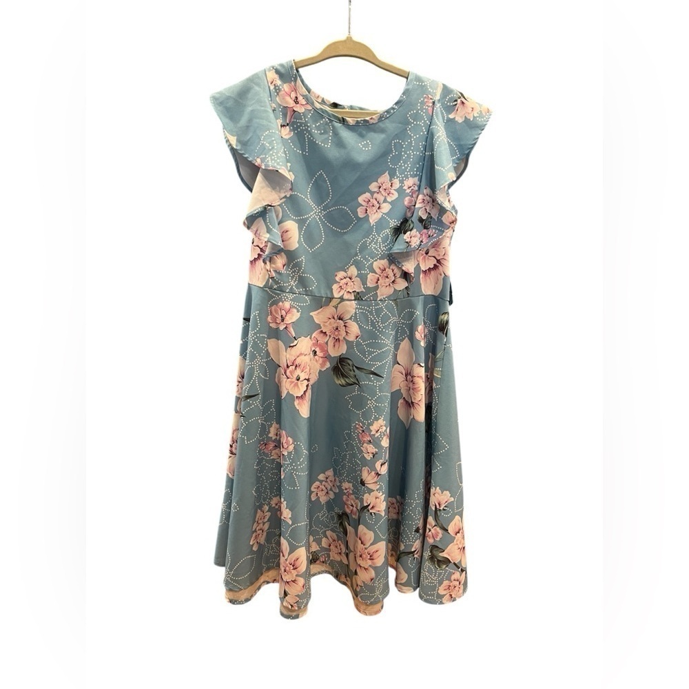 5 FOR $20 Amazon Quedoris Girls Big Kids sz 140 fits like 10 girls Floral Dress